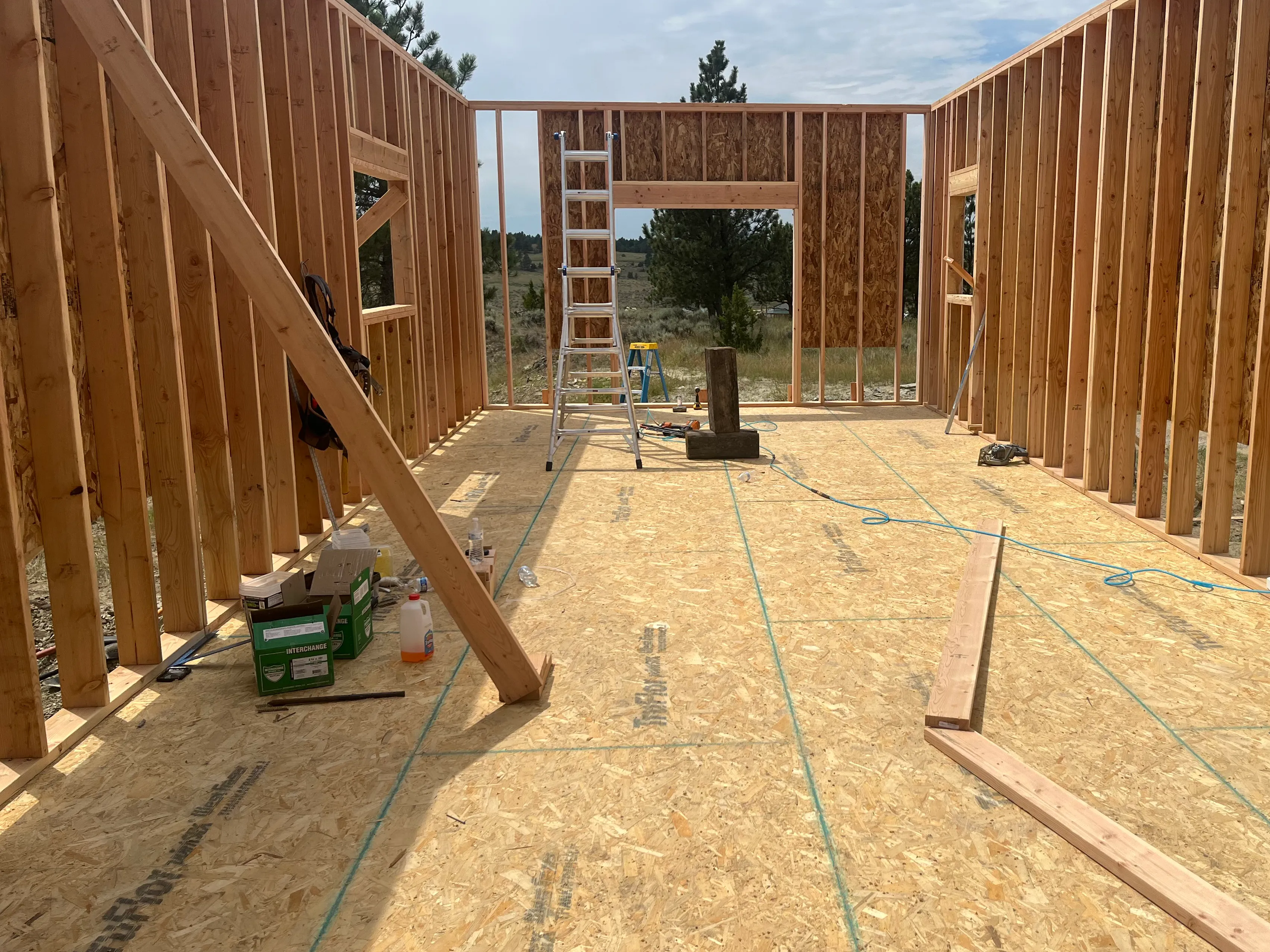 FramingInterior - Construction project in Billings, MT by Hammer Down Construction